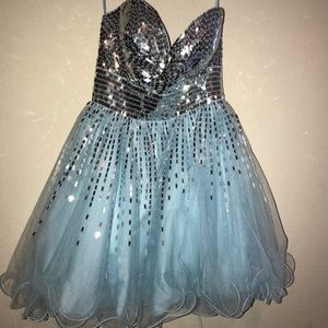 Jovani Baby Blue Dress